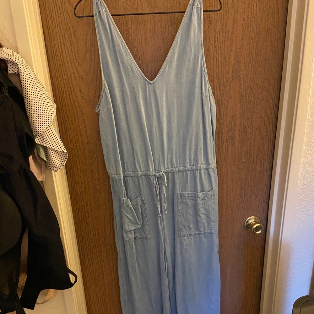 Old Navy Size Large Tall Denim Jumpsuit